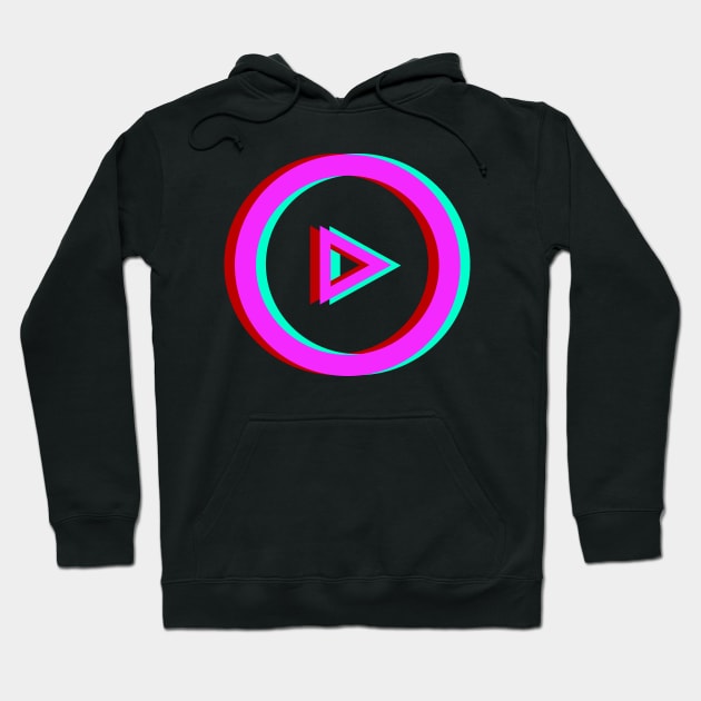 Press Play Hoodie by Leek Radio